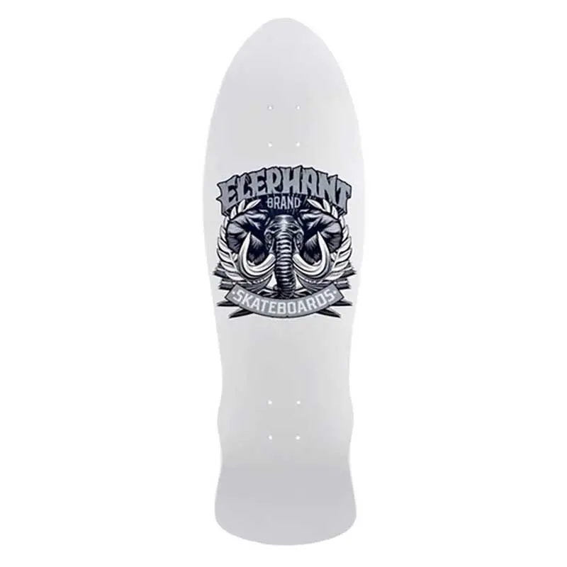 Elephant Brand 9.5" X 32" Street Axe White Dip Skateboard Deck 1