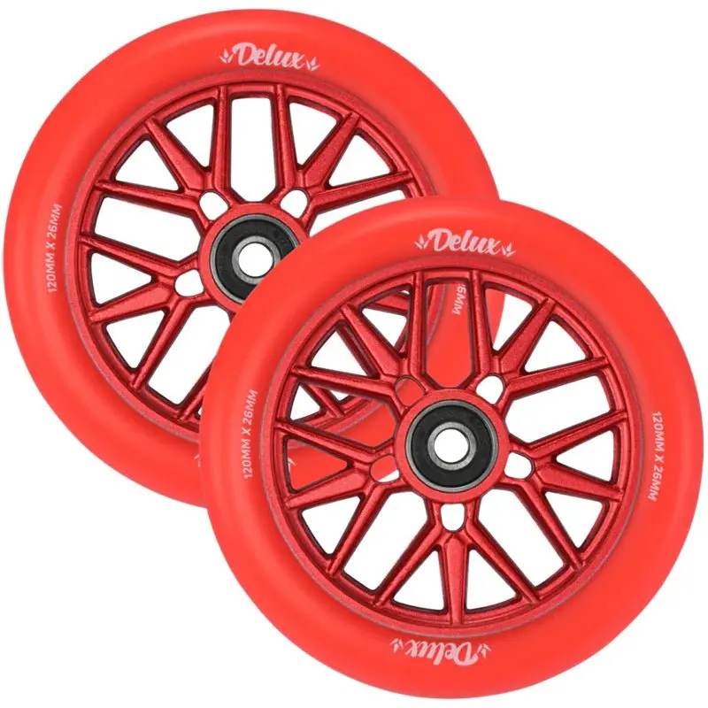 Envy 120Mm Delux Red Scooter Wheels 2Pk 1