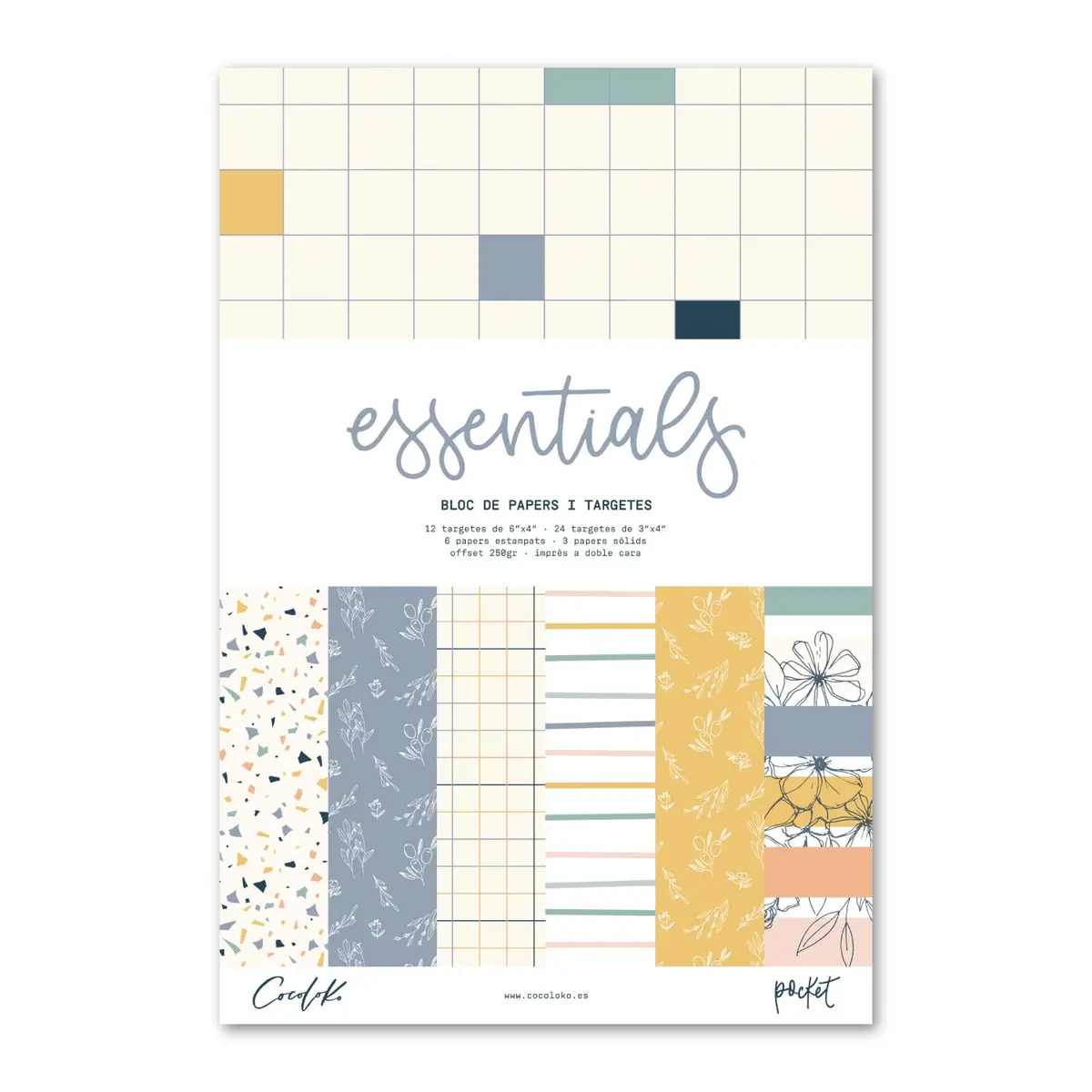 Bloc De Tarjetas Pocket 6X8" Cat Essentials 1