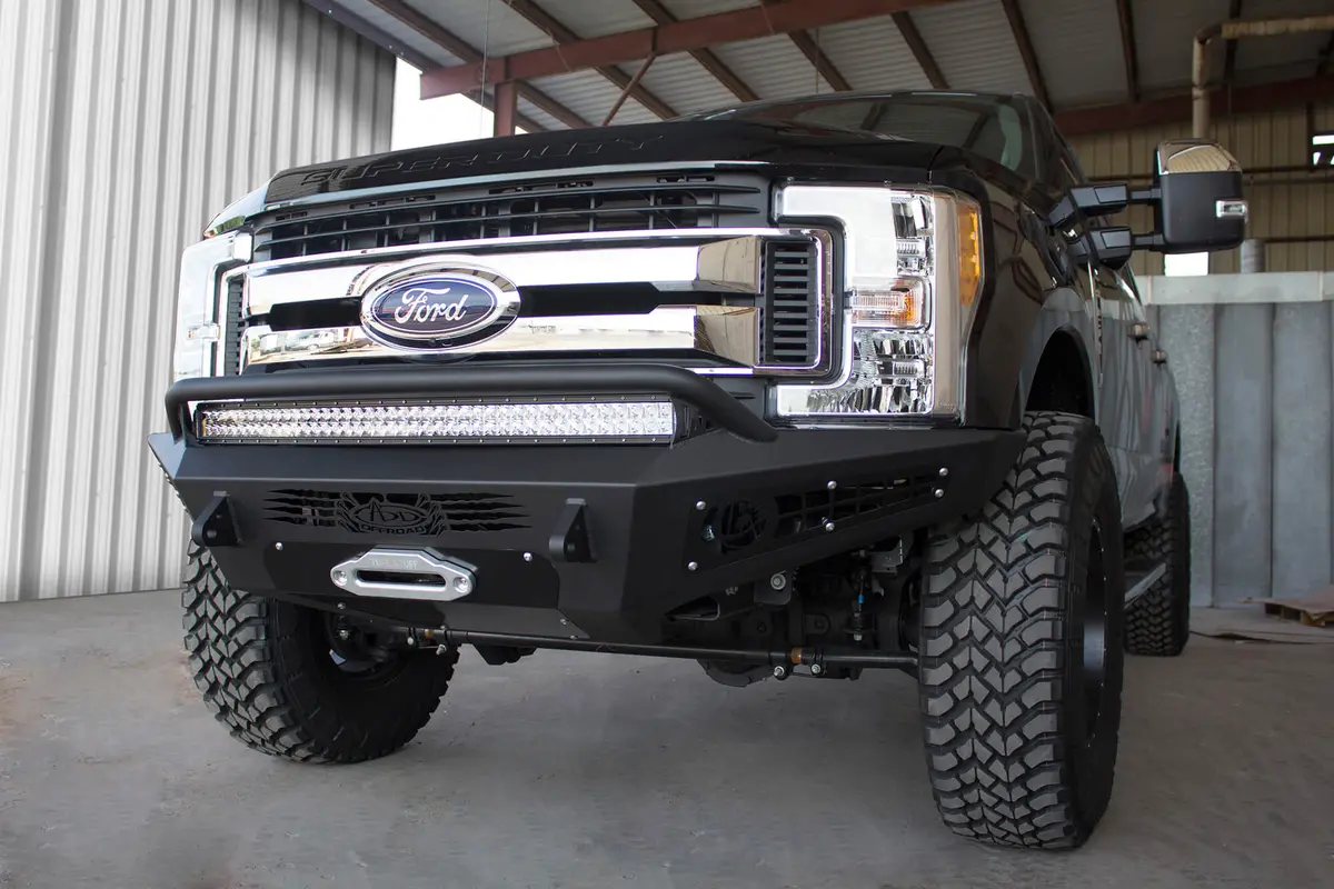 2017-2022 Ford Super Duty Honeybadger Winch Front Bumper 2