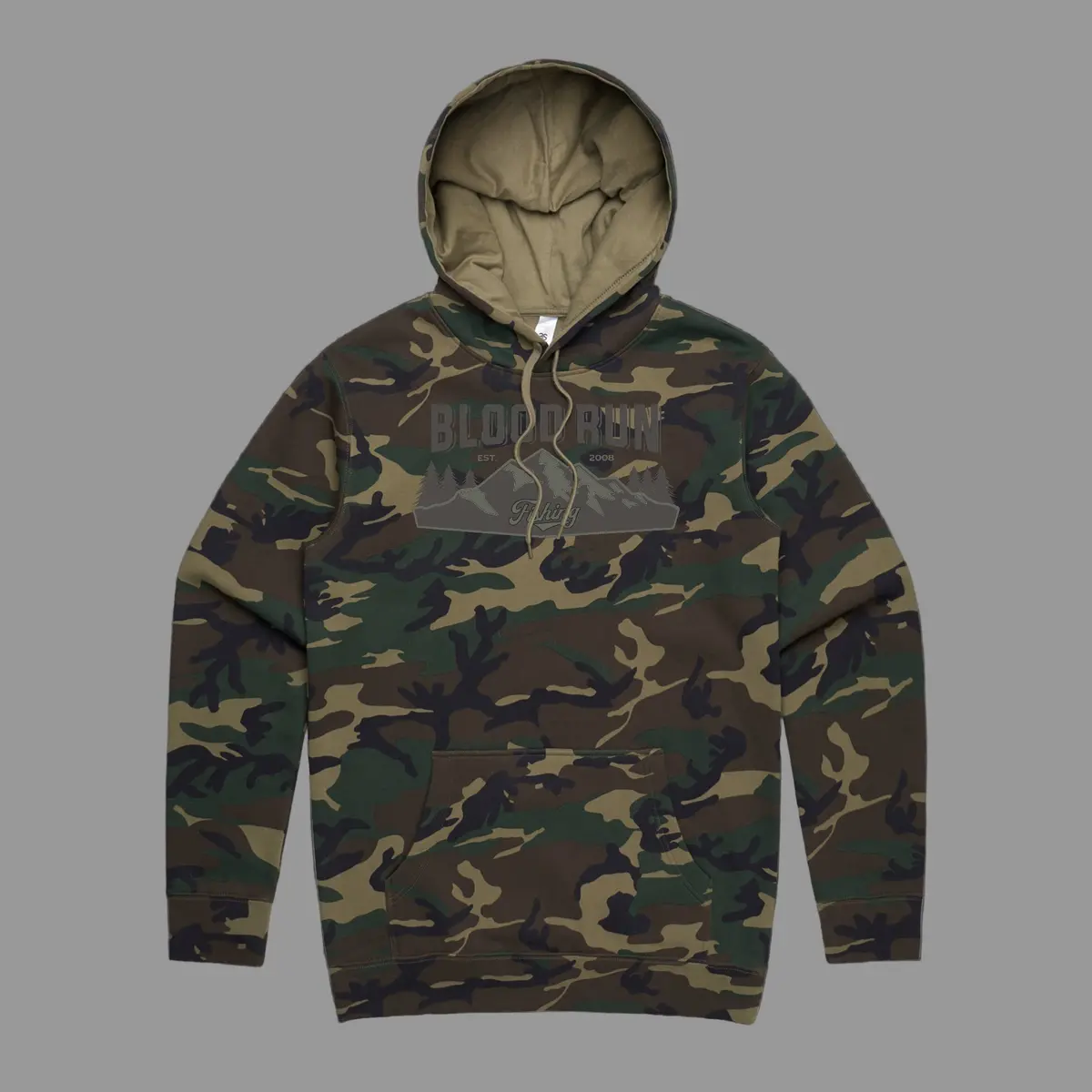 Blood Run Forest Camo Hoodie 1