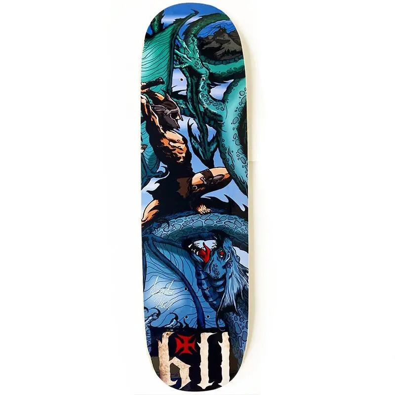 Frankie Hill 8.375" Conan Slick Signed Skateboard Deck 1