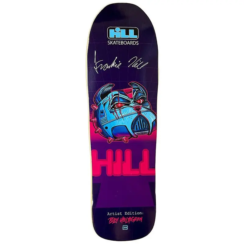 Frankie Hill Cyborg Bulldog Signed Skateboard Deck 1