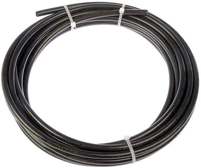 Black Fuel Lines By The Foot 3/16" Id - 3/8" Od 1