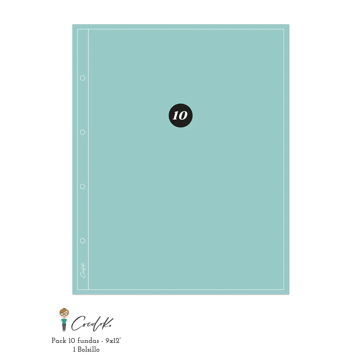 Fundas Para Álbumes De 9X12" Con 1 Bolsillo 1