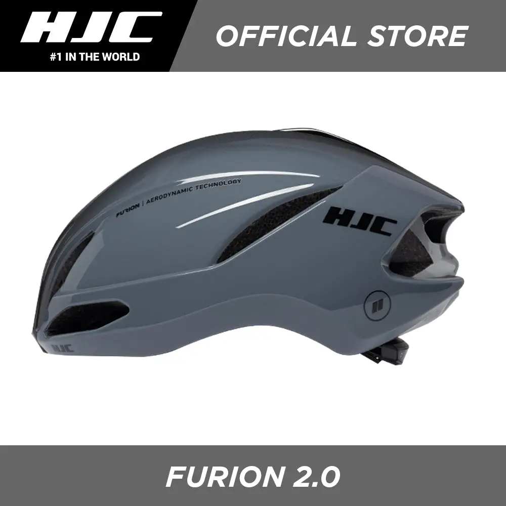 Hjc Sports Road Cycling Helmet Furion 2.0 Semi-Aero Mt.Gl Fade Grey 1