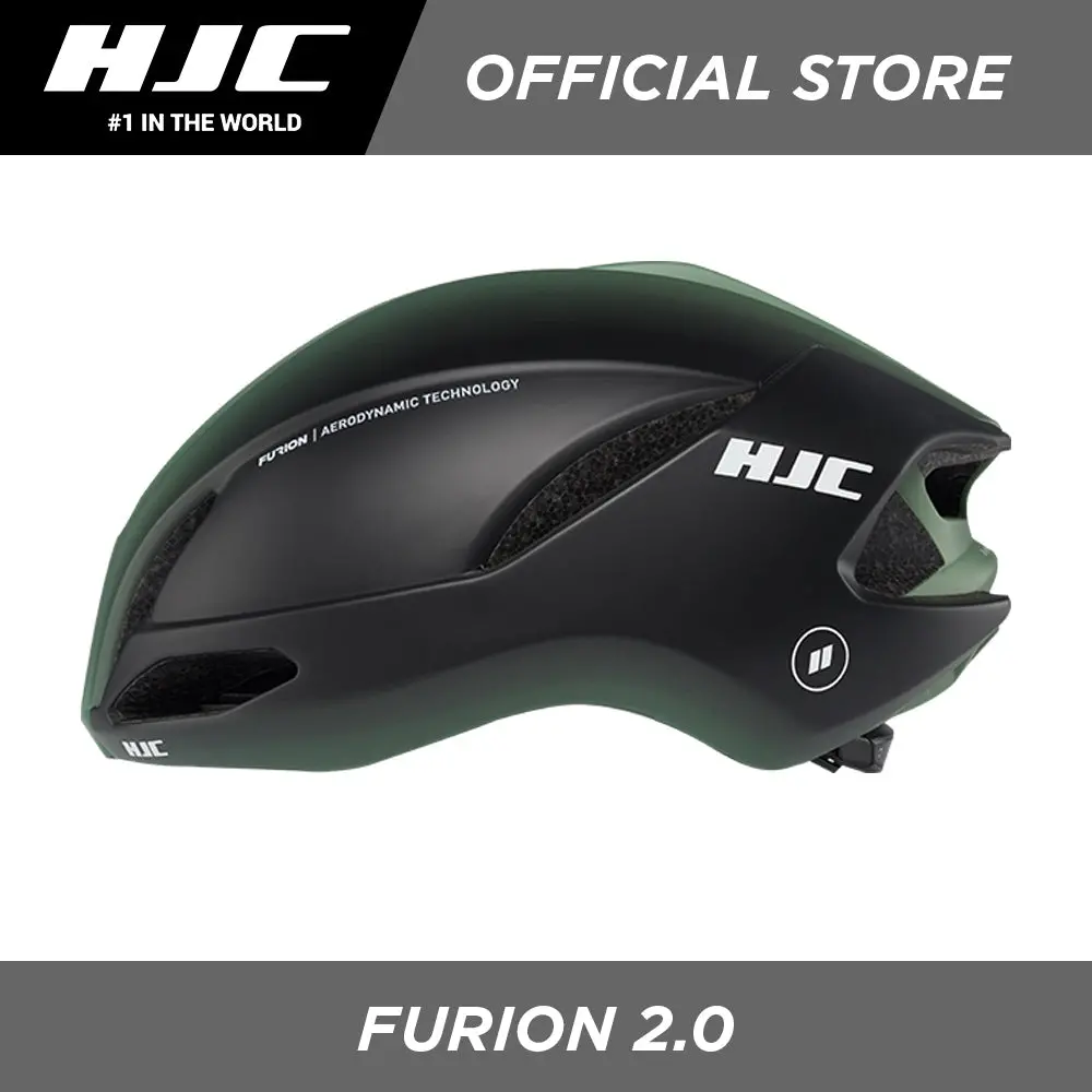 Hjc Sports Road Cycling Helmet Furion 2.0 Semi-Aero Mt Fade Olive 1