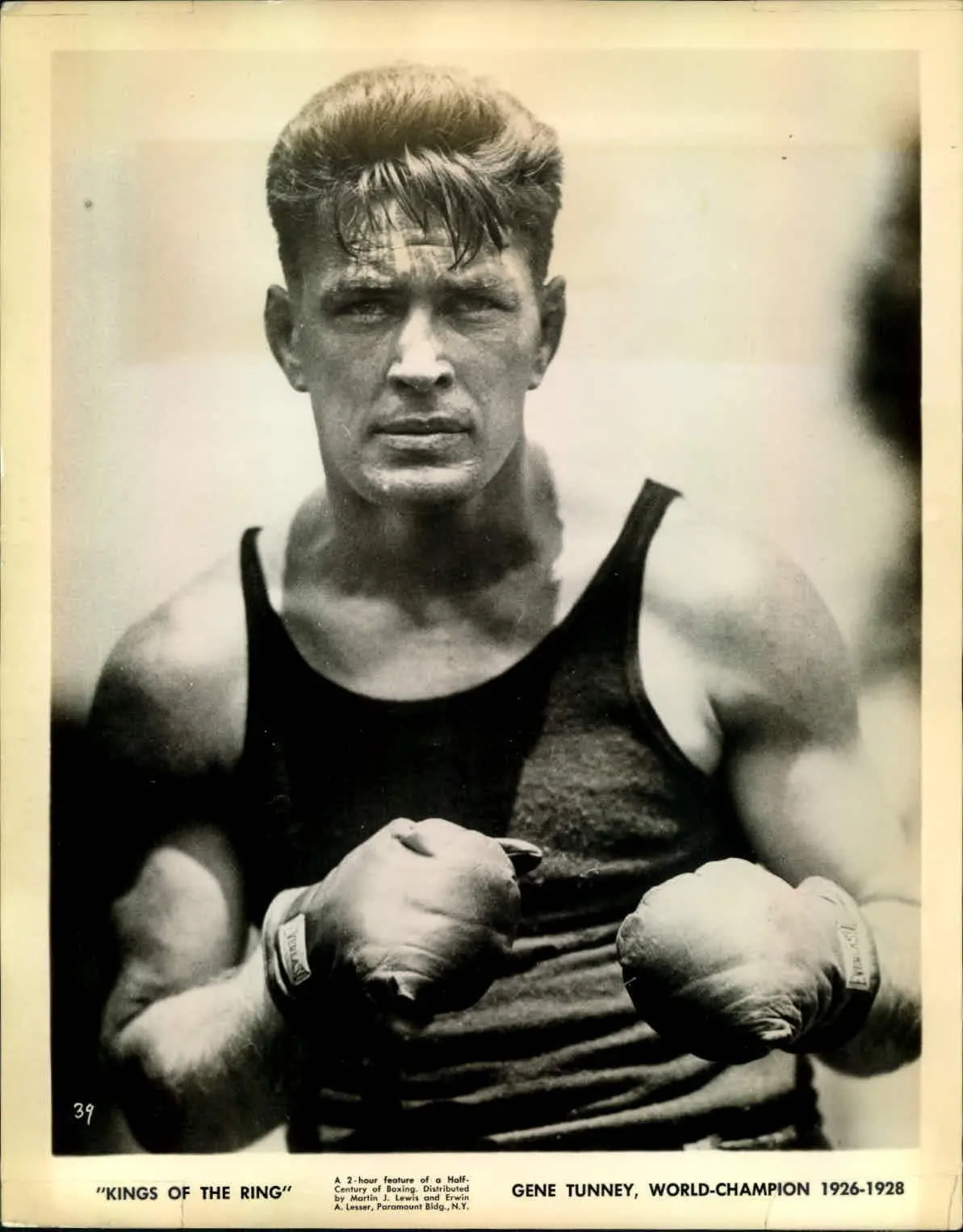 Gene Tunney Boxing Career Dvds 1
