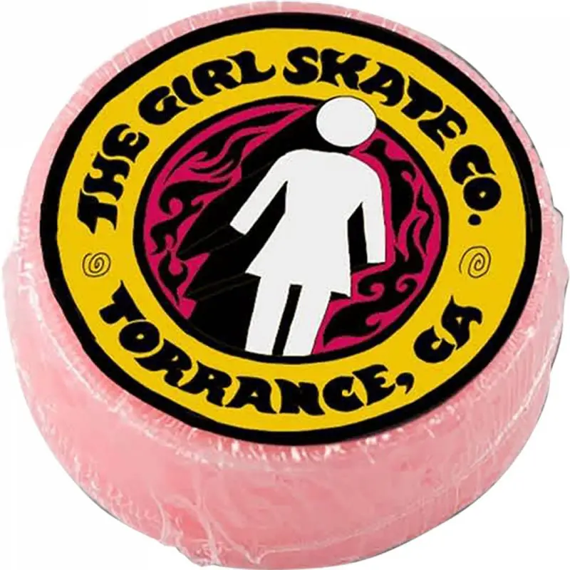 Girl Skate Co. Gssc Pink Skateboard Curb Wax 1