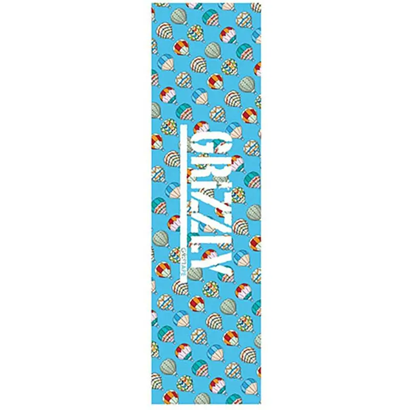 Grizzly 9" X 33" Hot Air Blue Perforated Skateboard Grip Tape 1