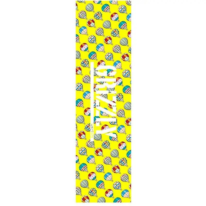 Grizzly 9" X 33" Hot Air Yellow Perforated Skateboard Grip Tape 1