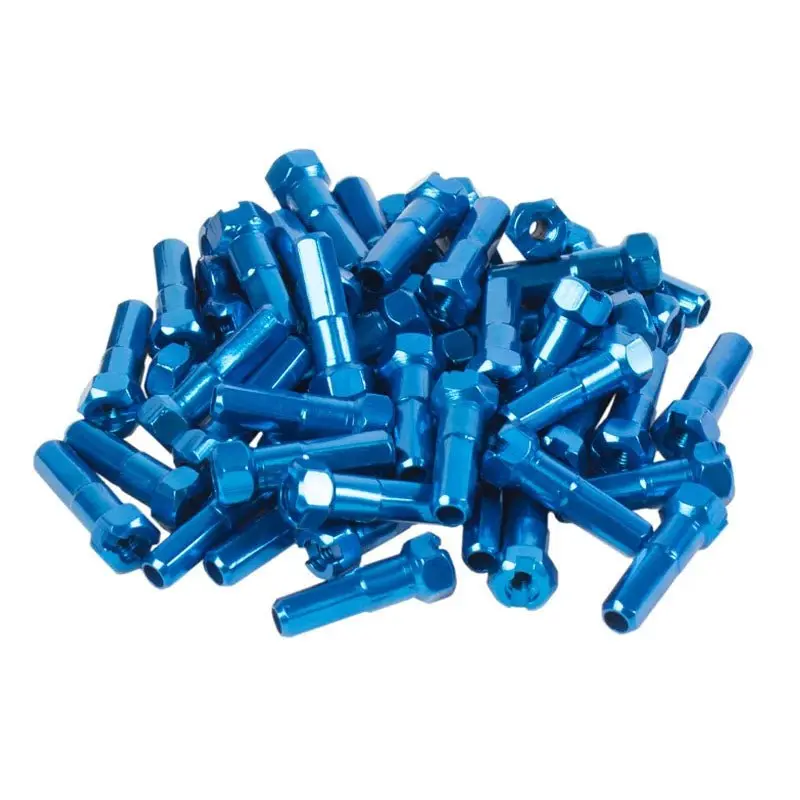 Gsport Taper-Hex Anodized Blue 7075-T6 Aluminum Nipples 40Pcs 1