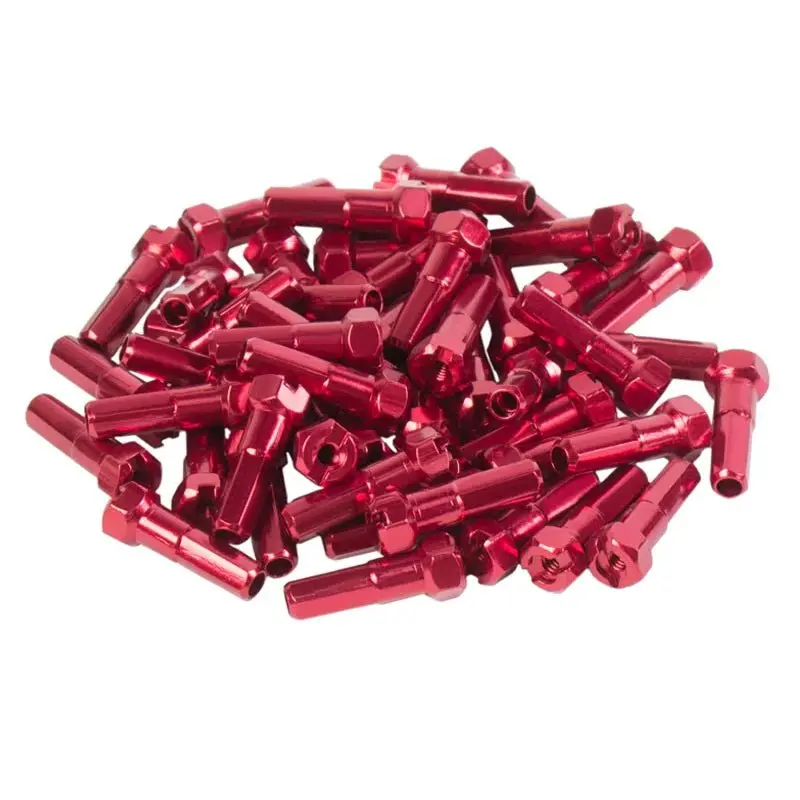 Gsport Taper-Hex Anodized Red 7075-T6 Aluminum Nipples 40Pcs 1