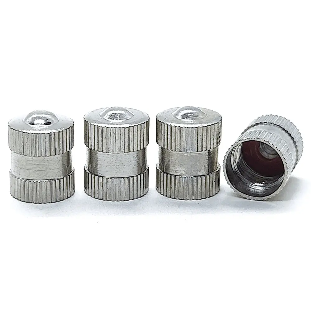 Heavy Duty Metal Tire Valve Caps - Sets Of 4, 8, 12 Or 20 - Universal, Fits All Vehicles 1