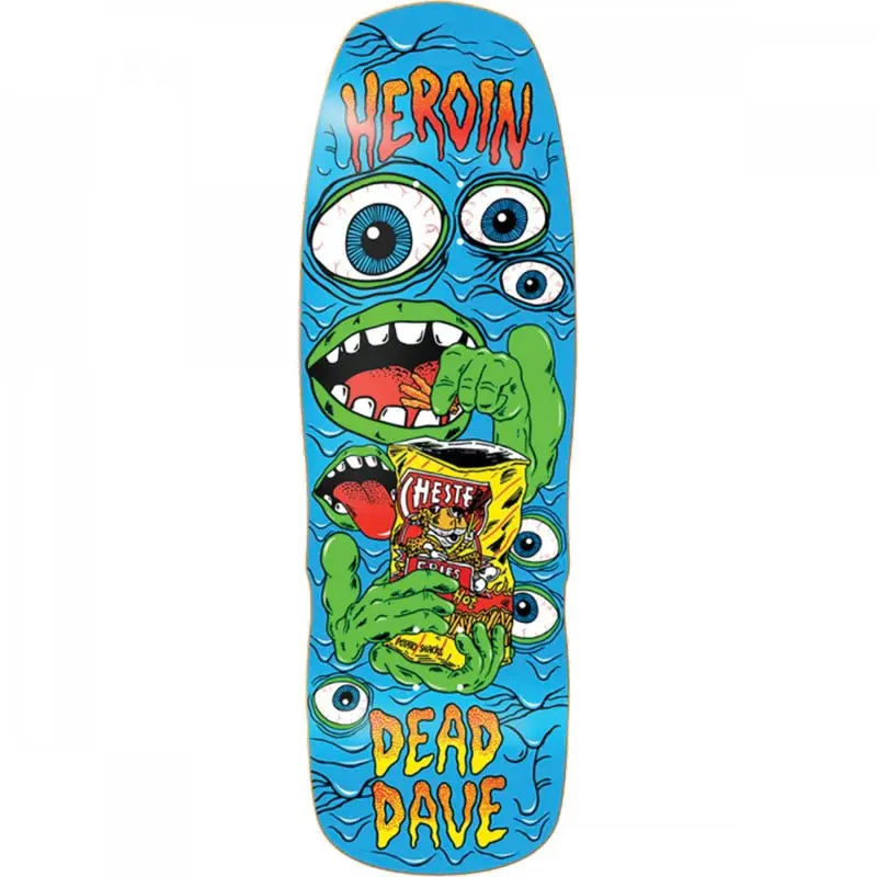 Heroin 10.4" Dead Dave Mutate Or Die Skateboard Deck 1