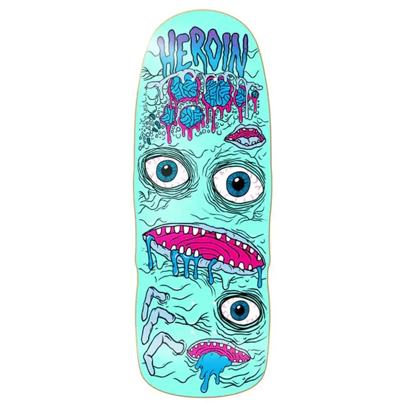Heroin 10.5" X 29.5" Mutator Mini  Skateboards Deck 1