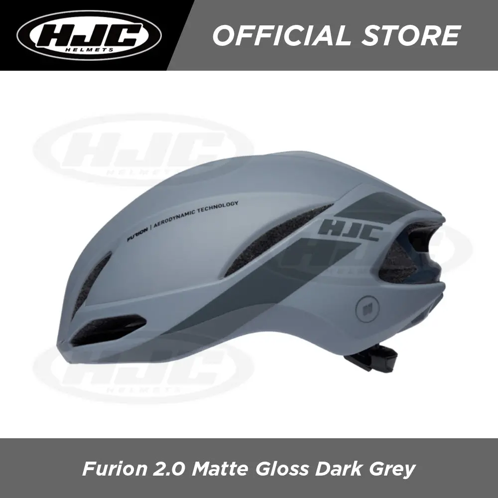 Hjc Sports Road Cycling Helmet Furion 2.0 Matte Gloss Dark Grey 1