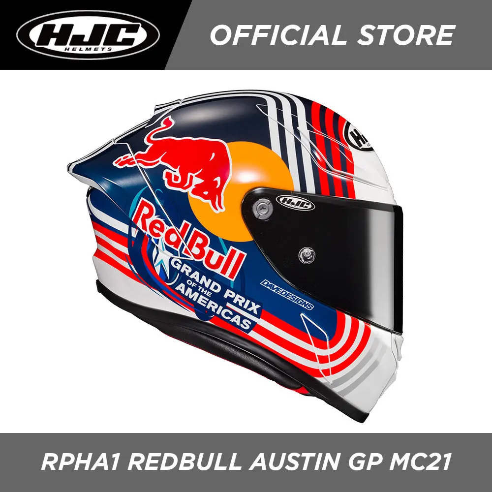Hjc Helmets Rpha 1 Red Bull Austin Gp Helmet 3