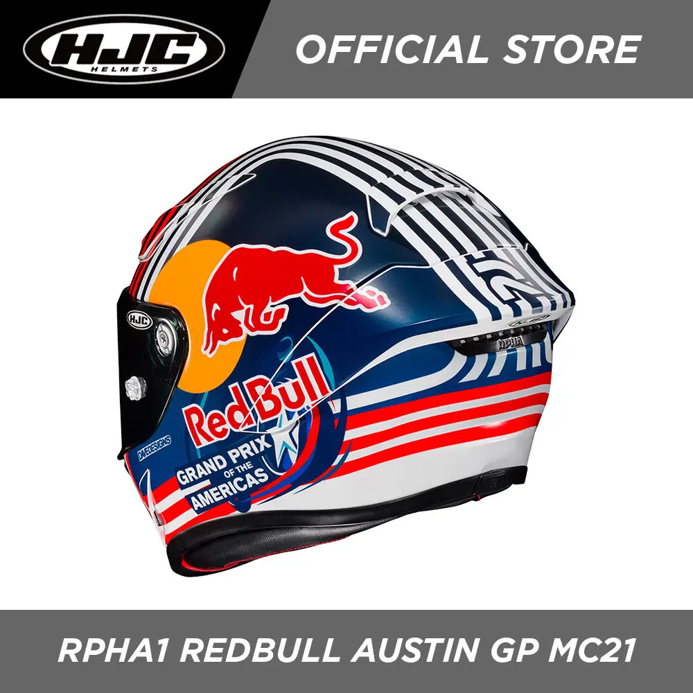 Hjc Helmets Rpha 1 Red Bull Austin Gp Helmet 4