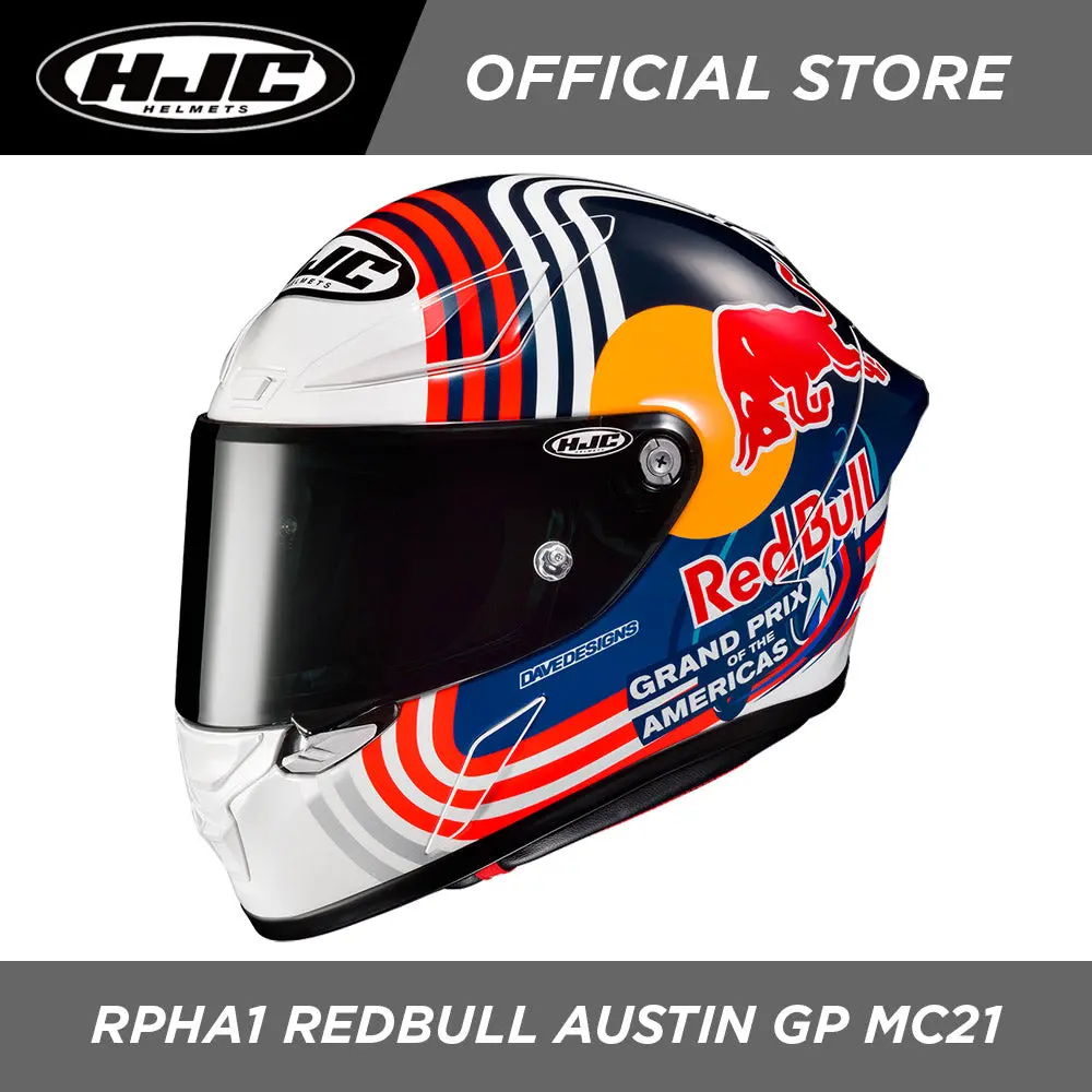 Hjc Helmets Rpha 1 Red Bull Austin Gp Helmet 1