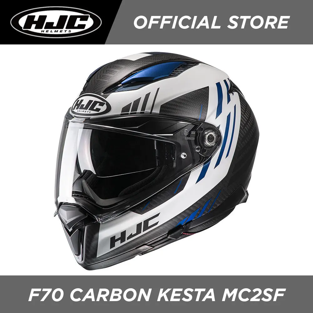 Hjc Helmets F70 Carbon Kesta Mc2sf 1