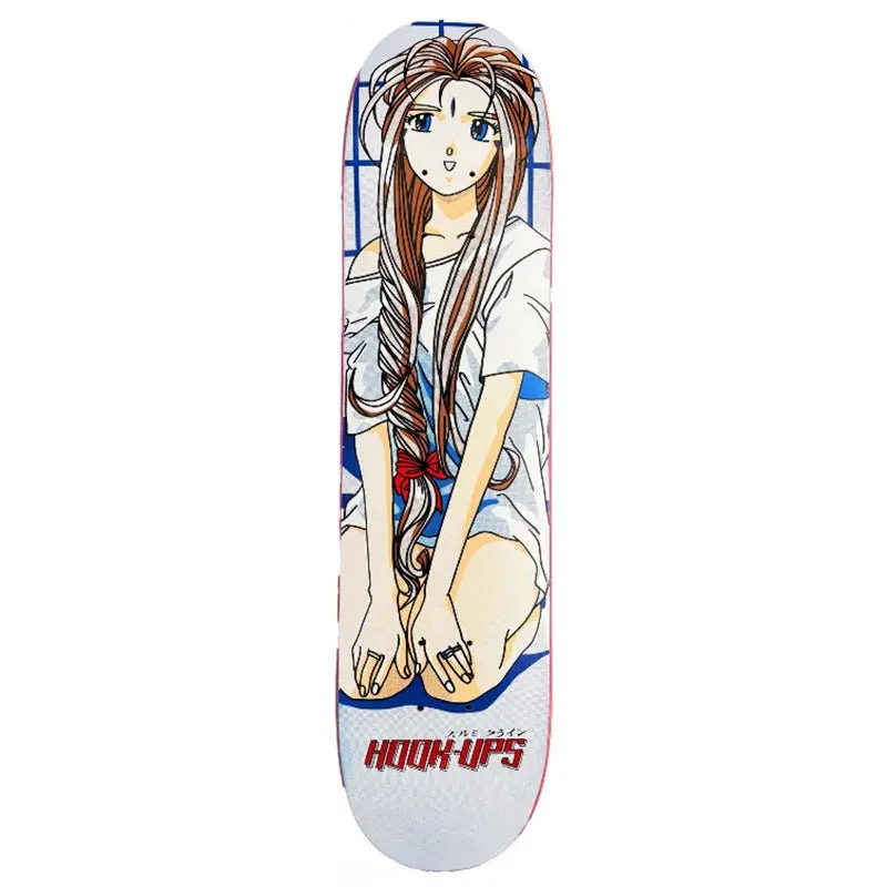 Hook-Ups 30 Years Anniversary 7.3" X 31" Belldandy Skateboard Deck 1