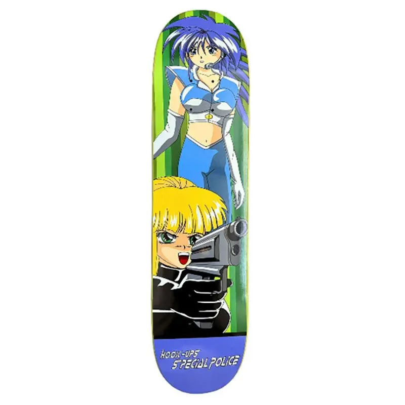 Hook-Ups 30 Years Anniversary 7.5" X 31" Special Police Skateboard Deck 1
