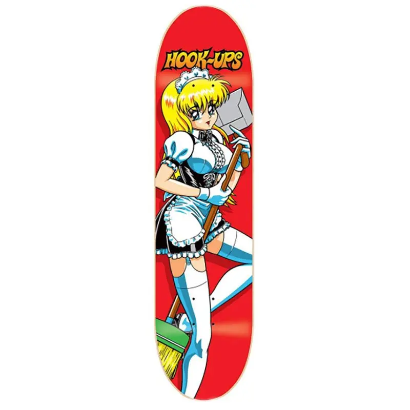 Hook-Ups 8.25" X 32.25" Maid Ginger Skateboard Deck 1