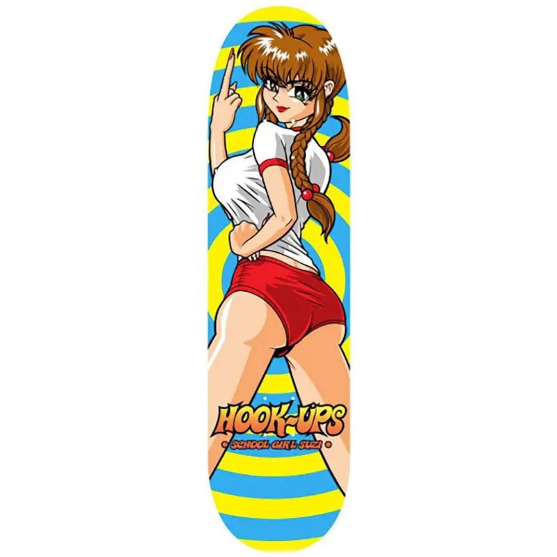 Hook-Ups Skateboards 8.25" X 32.25" Suzi #1 Skateboard Deck 1