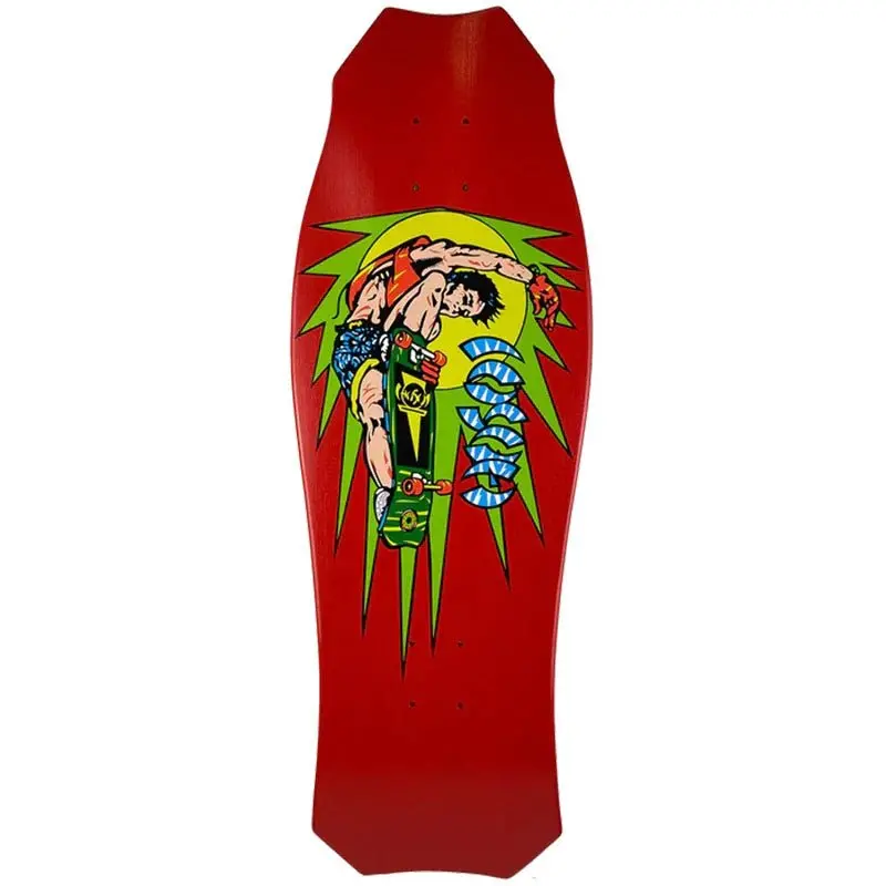 Hosoi 10.25" X 30.25" Rocket Air Red Skateboard Deck 1