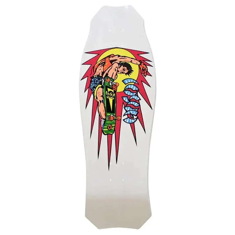Hosoi 10.25" X 30.25" Rocket Air White Skateboard Deck 1