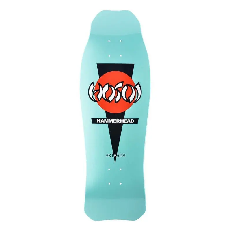 Hosoi 10.25" X 31" Hammerhead Double Kick Turq Skateboard Skateboard Deck 1