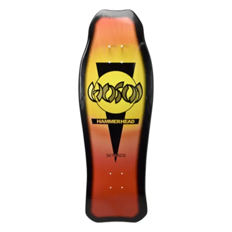 Hosoi 10.25"X31" Hammerhead Double Kick Sunburst Sunburst Skateboard Deck 1