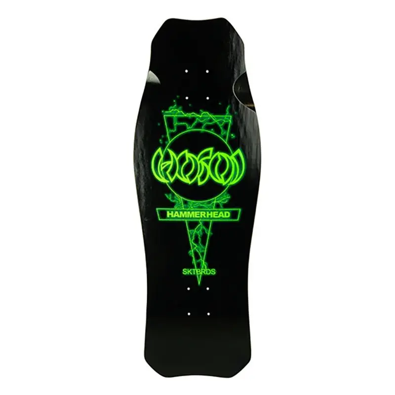 Hosoi 10.5"X 31" O.G. Hammerhead Shocker Green Skateboard Deck 1