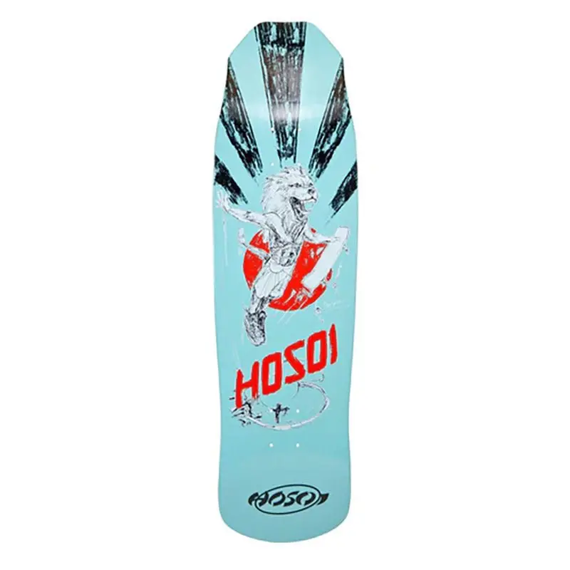 Hosoi 9" X 32.25" Hosoi King Turquoise Dip Skateboard Deck 1