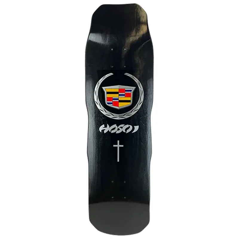 Hosoi 9.25" X 32.5" Cadillac Black Dip Skateboards Deck 1