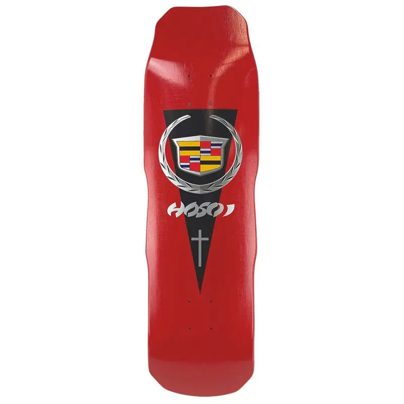 Hosoi 9.25"X 32.5" Cadillac Red Dip Skateboard Deck 1