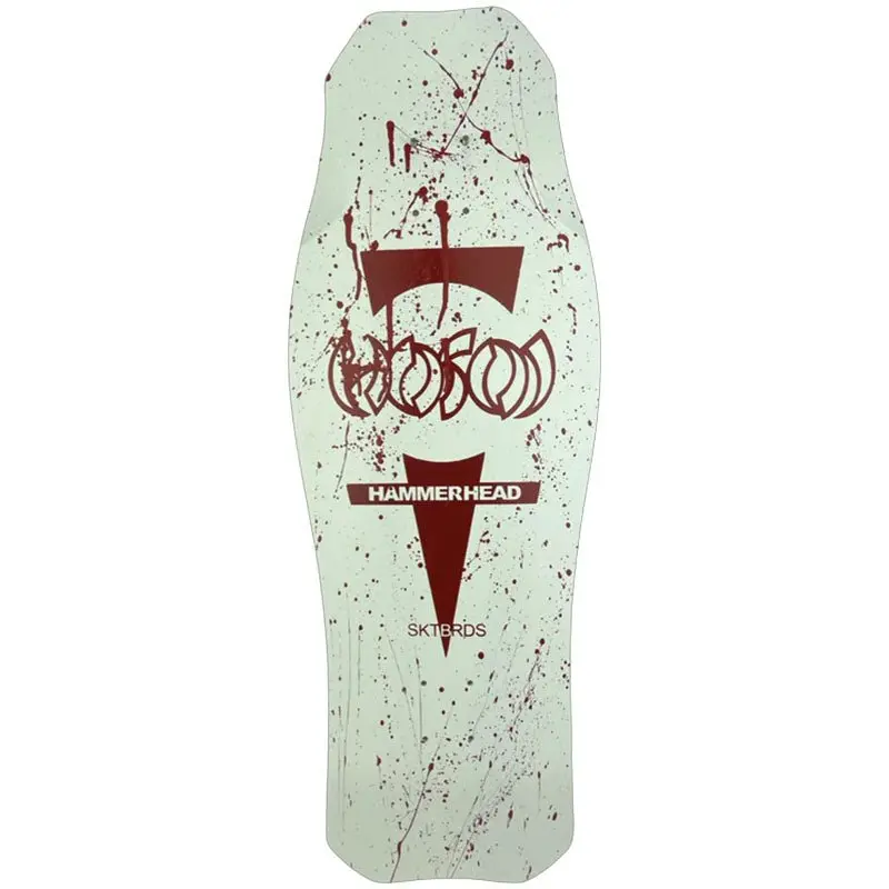 Hosoi Limited 10.5"X 31" Halloween 2022 Bloody White Og Hammerhead Skateboard Deck 1