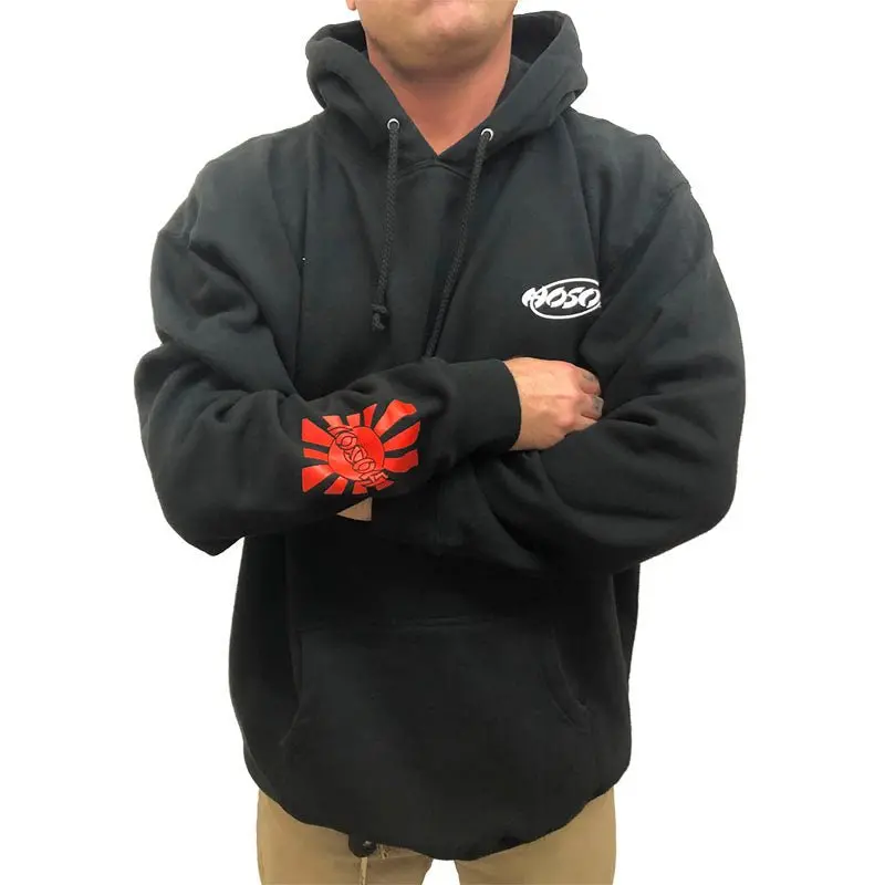 Hosoi Rising Sun Men's Black/Red Hoodies 1