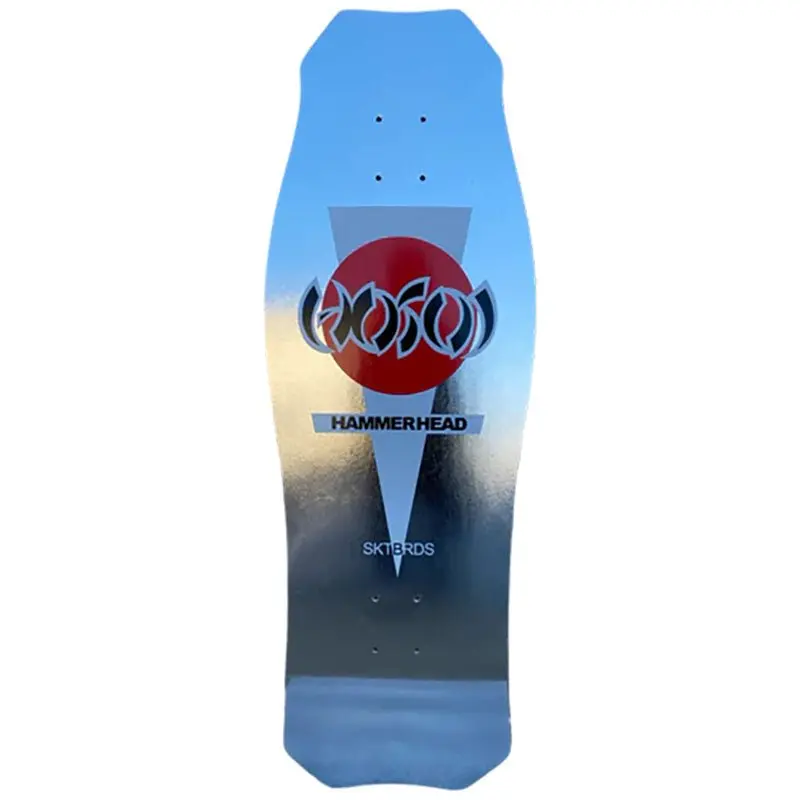 Hosoi Skateboards 10.5" X 31" O.G. Hammerhead Limited Colorway - Silver Foil Deck 1
