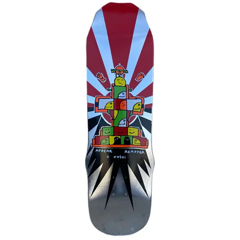 Hosoi Skateboards  9" X 33" Gonz 93 Limited Colorway - Silver Foil Deck 1