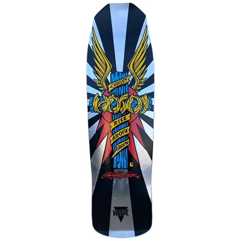 Hosoi Skateboards 9" X 33.25" Wings Limited Colorway - Silver Foil Deck 1