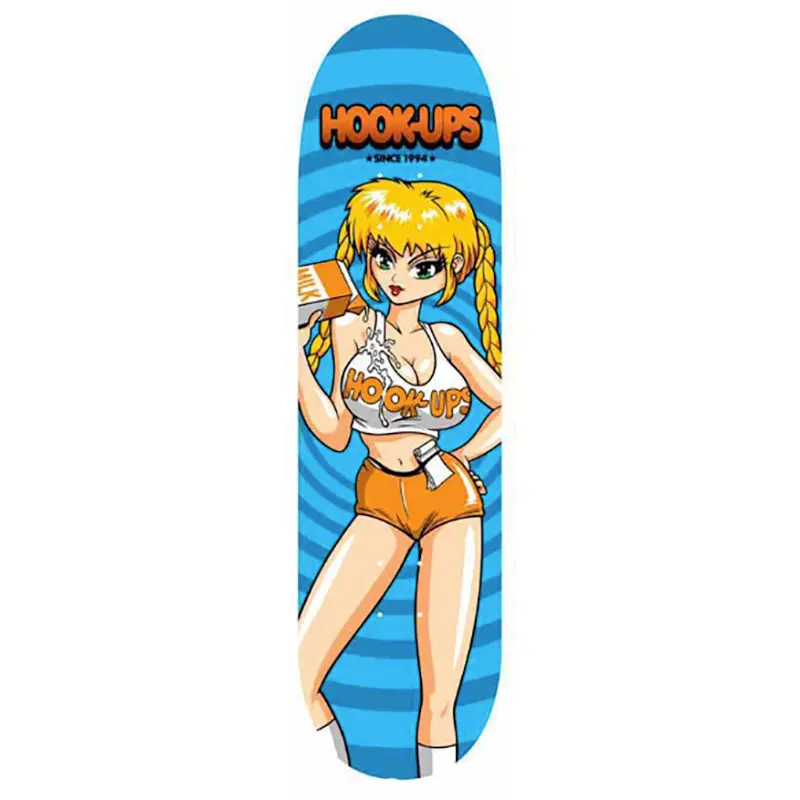 Hook-Ups 8.5" X 32.25" Hoot-Ups 3 Skateboard Deck 1