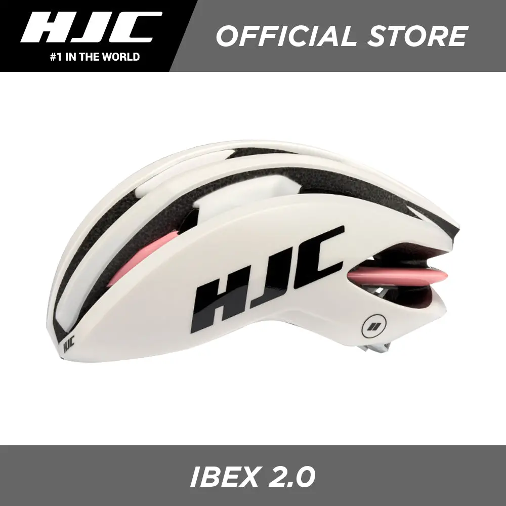 Hjc Sports Road Cycling Helmet Ibex 2.0 Mt Gl Off White Pink 1