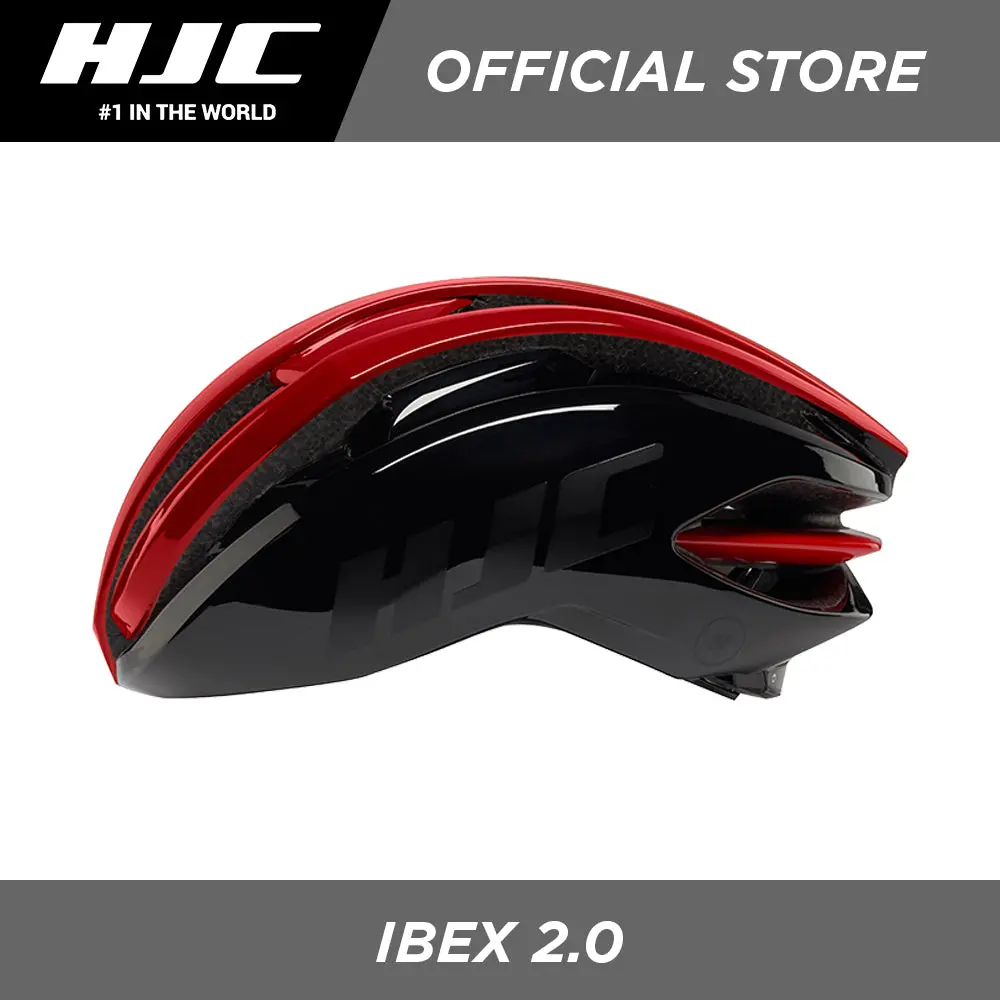 Hjc Sports Road Cycling Helmet Ibex 2.0 Red Black 1