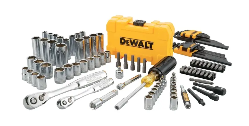 Universal Socket Wrench & Allen/Hex Key Set (Various Sizes) (Tool-Mm05) 1