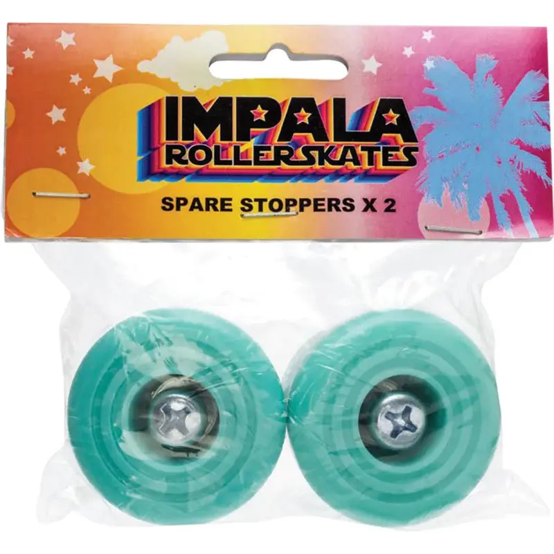 Impala Skate Spare Stoppers Aqua 2Pk 1