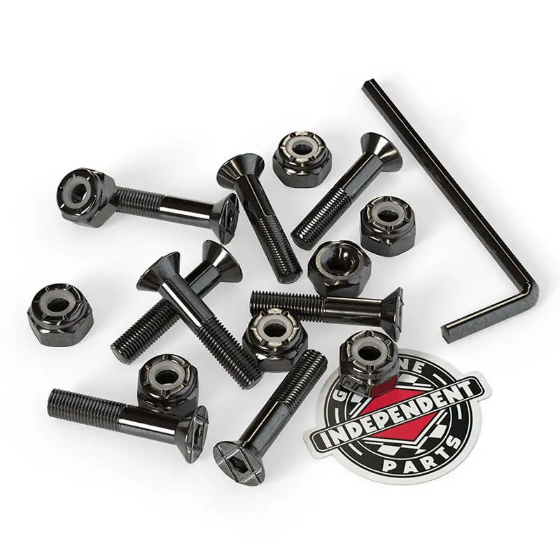 Independent 7/8" Genuine Parts Allen Head Black Skateboard Hardware 1