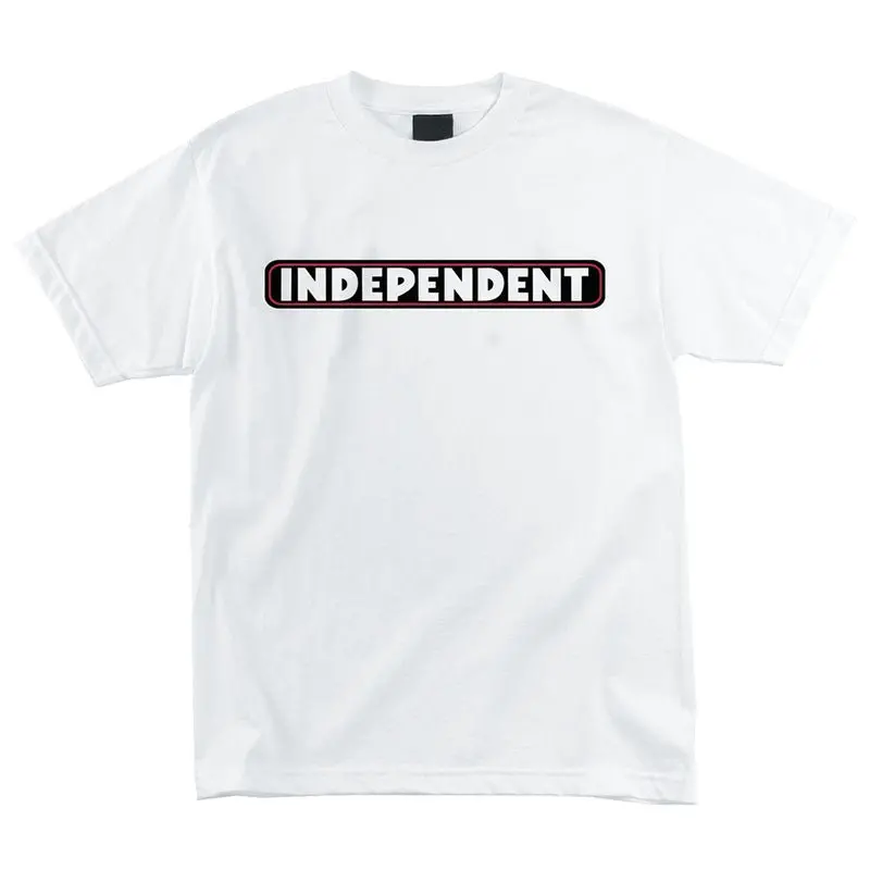 Independent Bar Logo Short Sleeve Heavyweight Mens T-Shirt 1