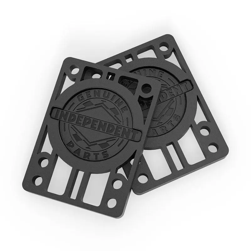 Independent Trucks 1/8" Genuine Parts Black Skateboard Risers 2Pk 1